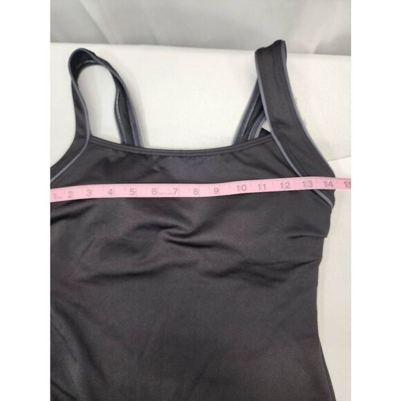 TYR Women's 12 Solid Square Neck Controlfit Chlorine Resistant One Piece Swimsui - Picture 5 of 9